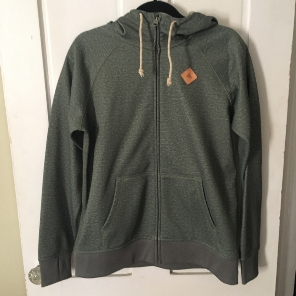 Grey Burton Dryride Hoodie